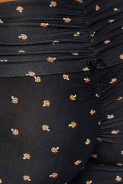 Mushroom Print Pajama Pants
