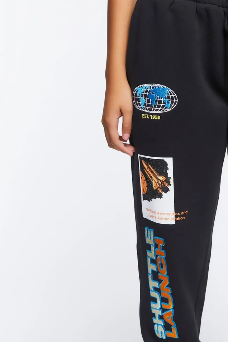 Nasa Graphic Fleece Joggers