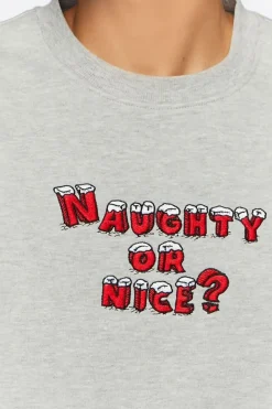 Naughty Or Nice Graphic Pullover