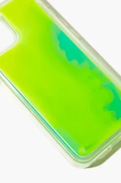 Neon Liquid Lava Case For Iphone 12