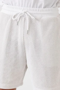 Netted Drawstring Shorts