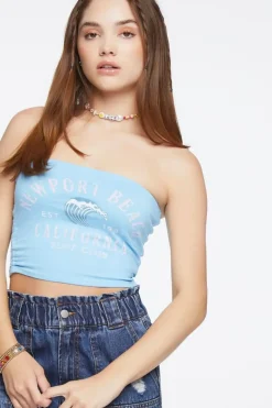Newport Beach Graphic Tube Top
