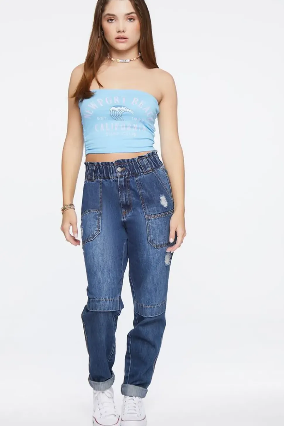 Newport Beach Graphic Tube Top