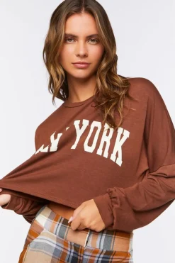New York Cropped Graphic Tee