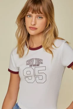 New York Graphic Ringer Tee