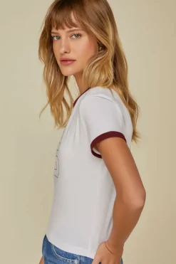 New York Graphic Ringer Tee