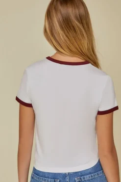 New York Graphic Ringer Tee