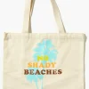No Shady Beaches Graphic Tote Bag