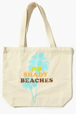 No Shady Beaches Graphic Tote Bag