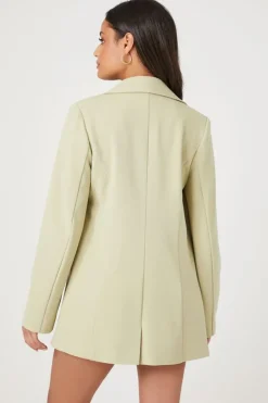 Notched Buttoned Blazer