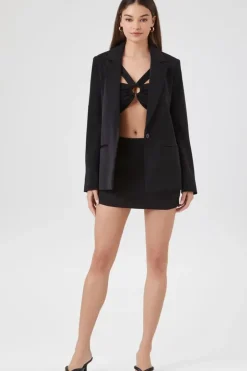 Notched Lapel Blazer