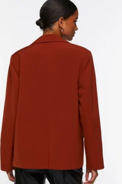 Notched-Lapel Single-Breasted Blazer