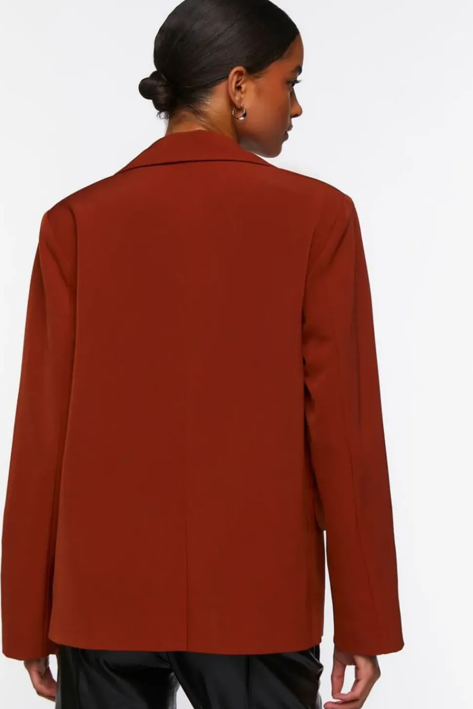Notched-Lapel Single-Breasted Blazer