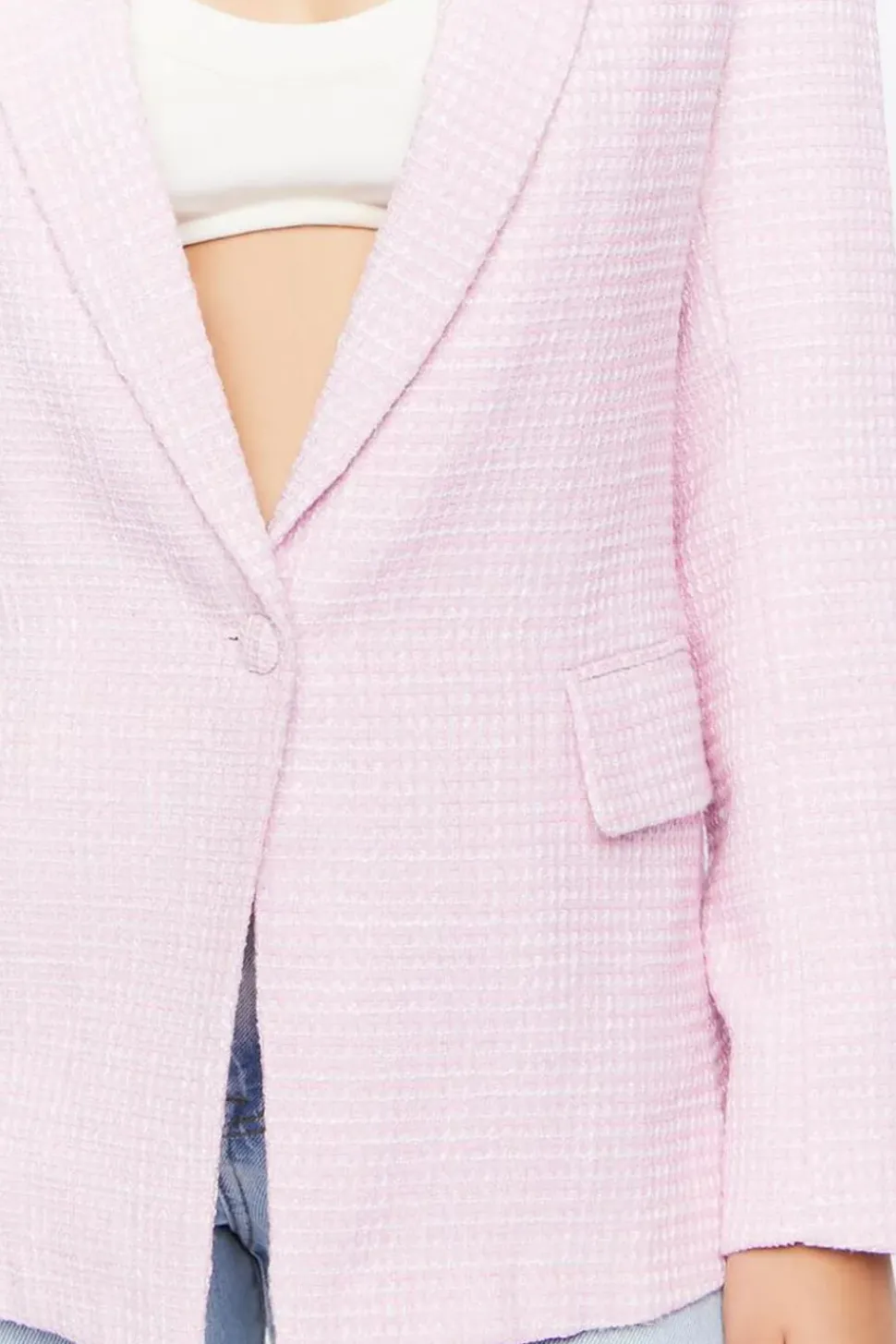 Notched Single-Breasted Blazer