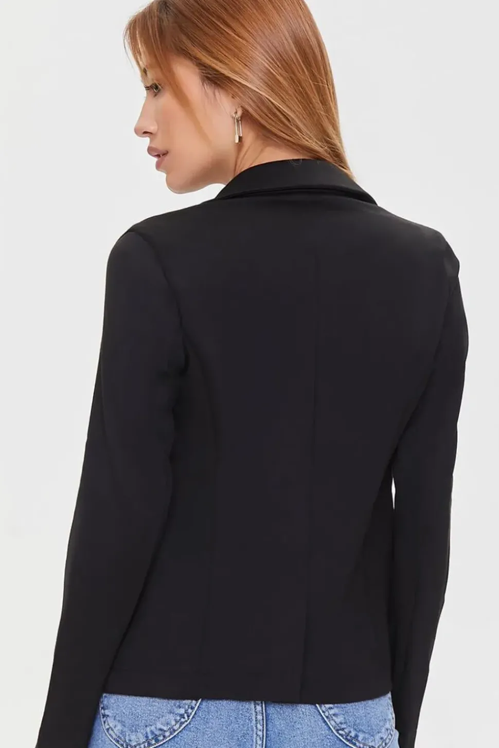 Notched Single-Breasted Blazer