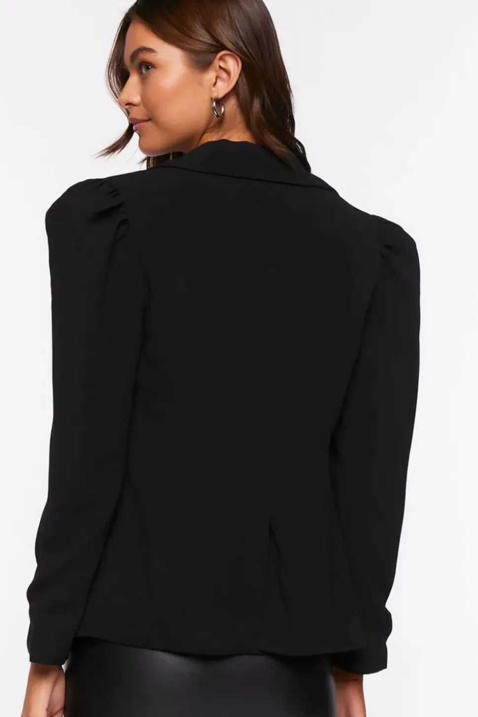 Notched Single-Breasted Blazer