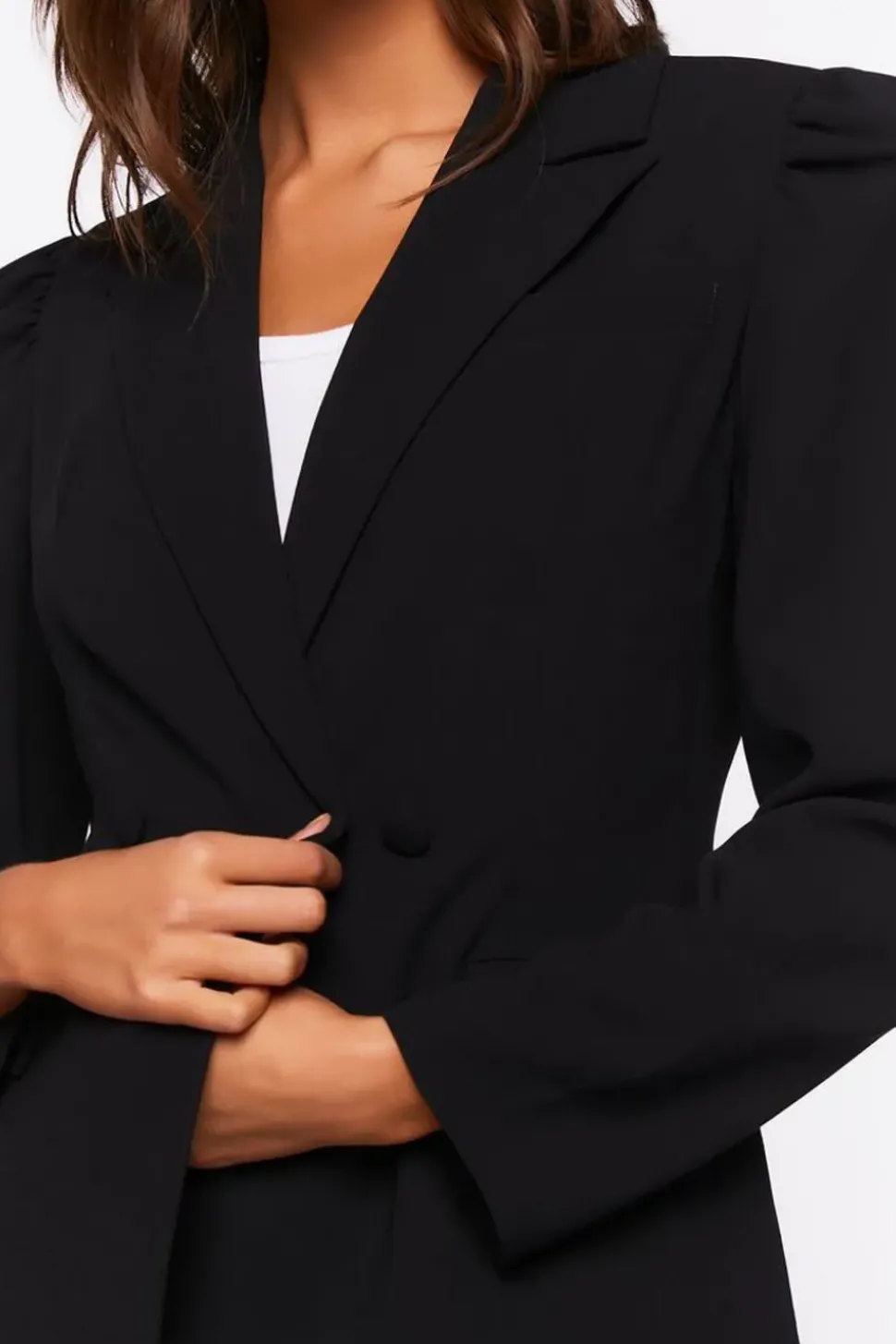 Notched Single-Breasted Blazer