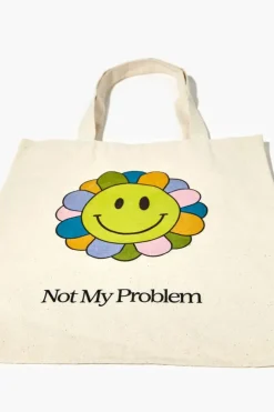Not My Problem Graphic Tote Bag