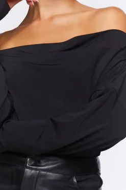 Off-The-Shoulder Batwing Top
