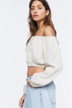 Off-The-Shoulder Crop Top