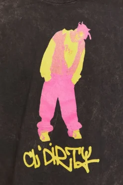 Ol' Dirty Graphic Acid Wash Tee