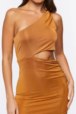 One-Shoulder Bodycon Mini Dress