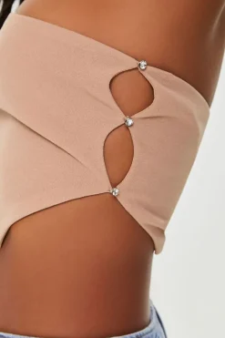 One-Shoulder Cropped Cami