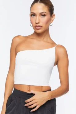 One-Shoulder Crop Top