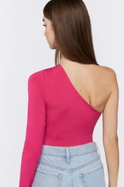 One-Shoulder Cutout Bodysuit