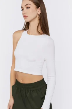 One-Sleeve Crop Top