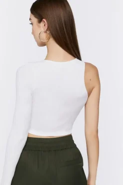 One-Sleeve Crop Top