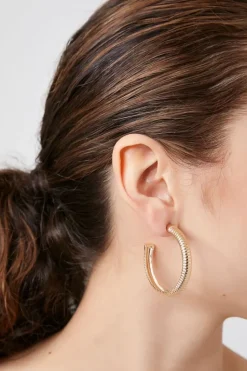 Open-End Hoop Earrings