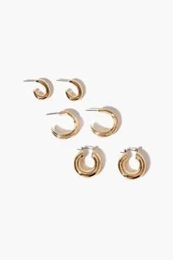 Open-End Hoop Earring Set