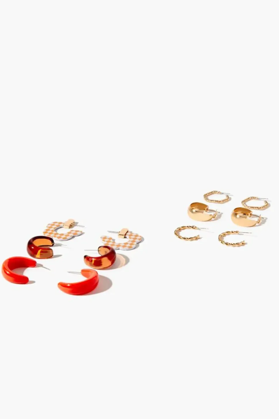 Open-End Hoop Earring Set
