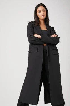 Open-Front Longline Blazer