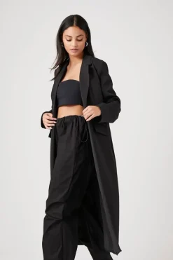 Open-Front Longline Blazer