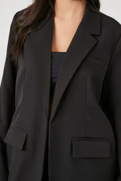 Open-Front Longline Blazer