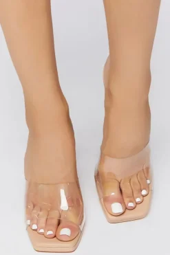 Open-Toe Stiletto Heels