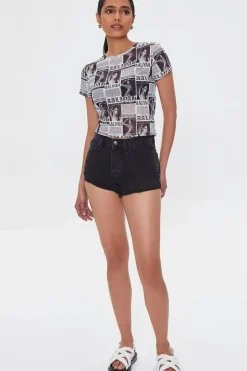 Organically Grown Cotton Denim Shorts