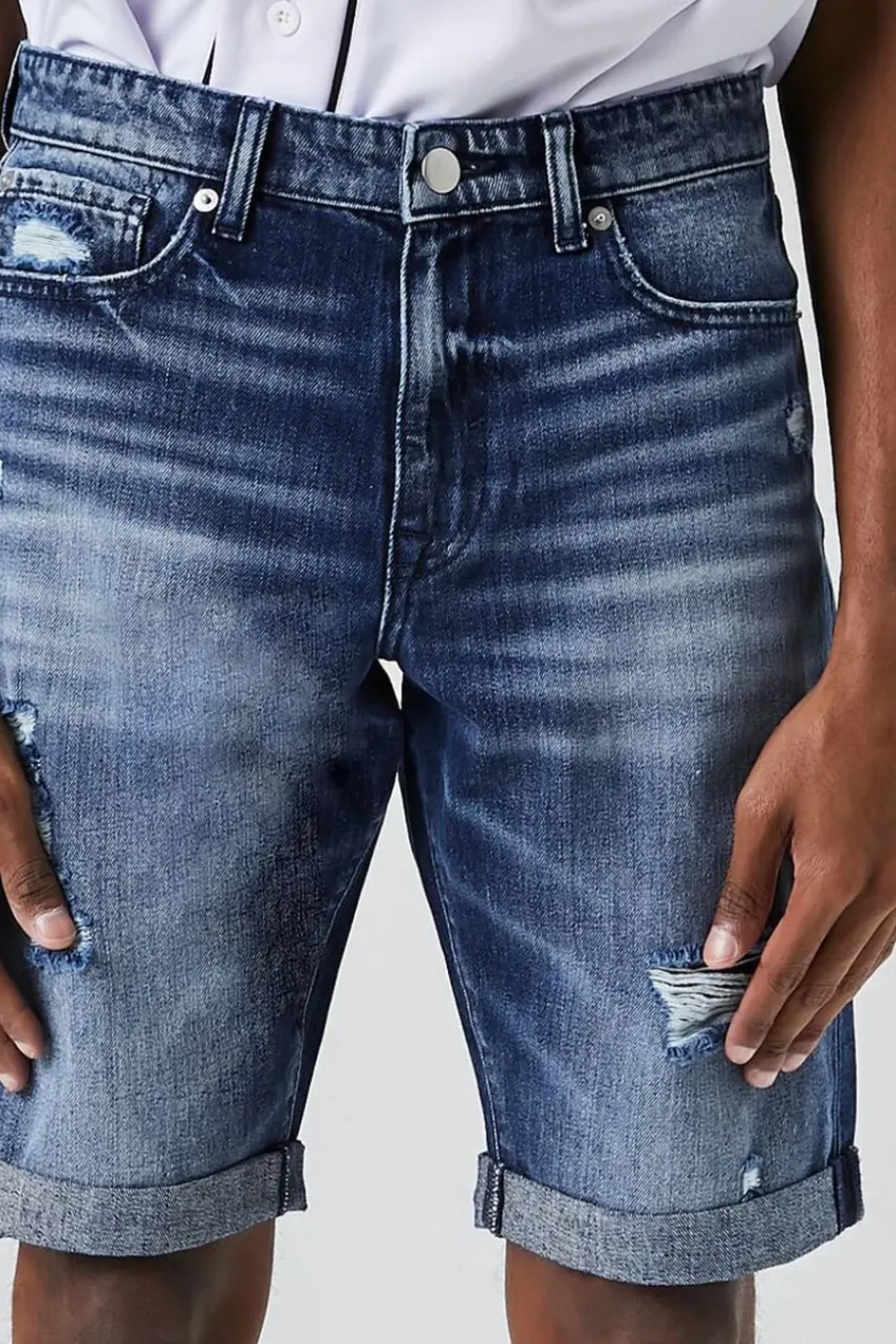 Organically Grown Cotton Denim Shorts