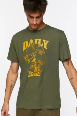 Organically Grown Cotton Floral Graphic Tee