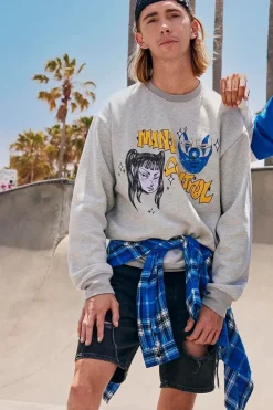 Organically Grown Cotton Graphic Pullover