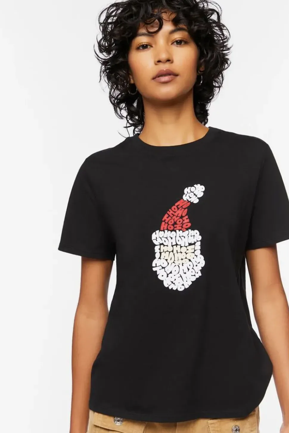 Organically Grown Cotton Santa Graphic Tee