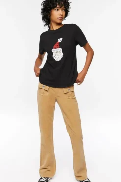Organically Grown Cotton Santa Graphic Tee