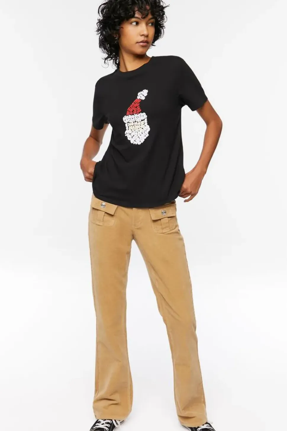 Organically Grown Cotton Santa Graphic Tee