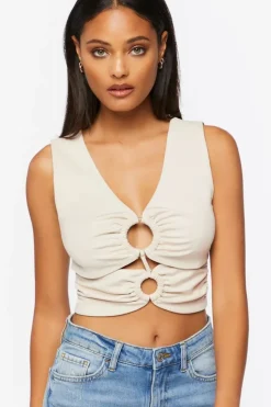 O-Ring Cutout Crop Top