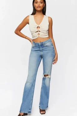 O-Ring Cutout Crop Top