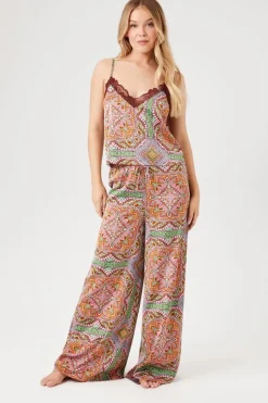 Ornate Print Pajama Cami