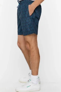 Ornate Print Swim Trunks