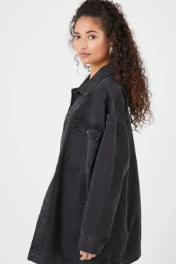 Oversized Denim Trucker Jacket
